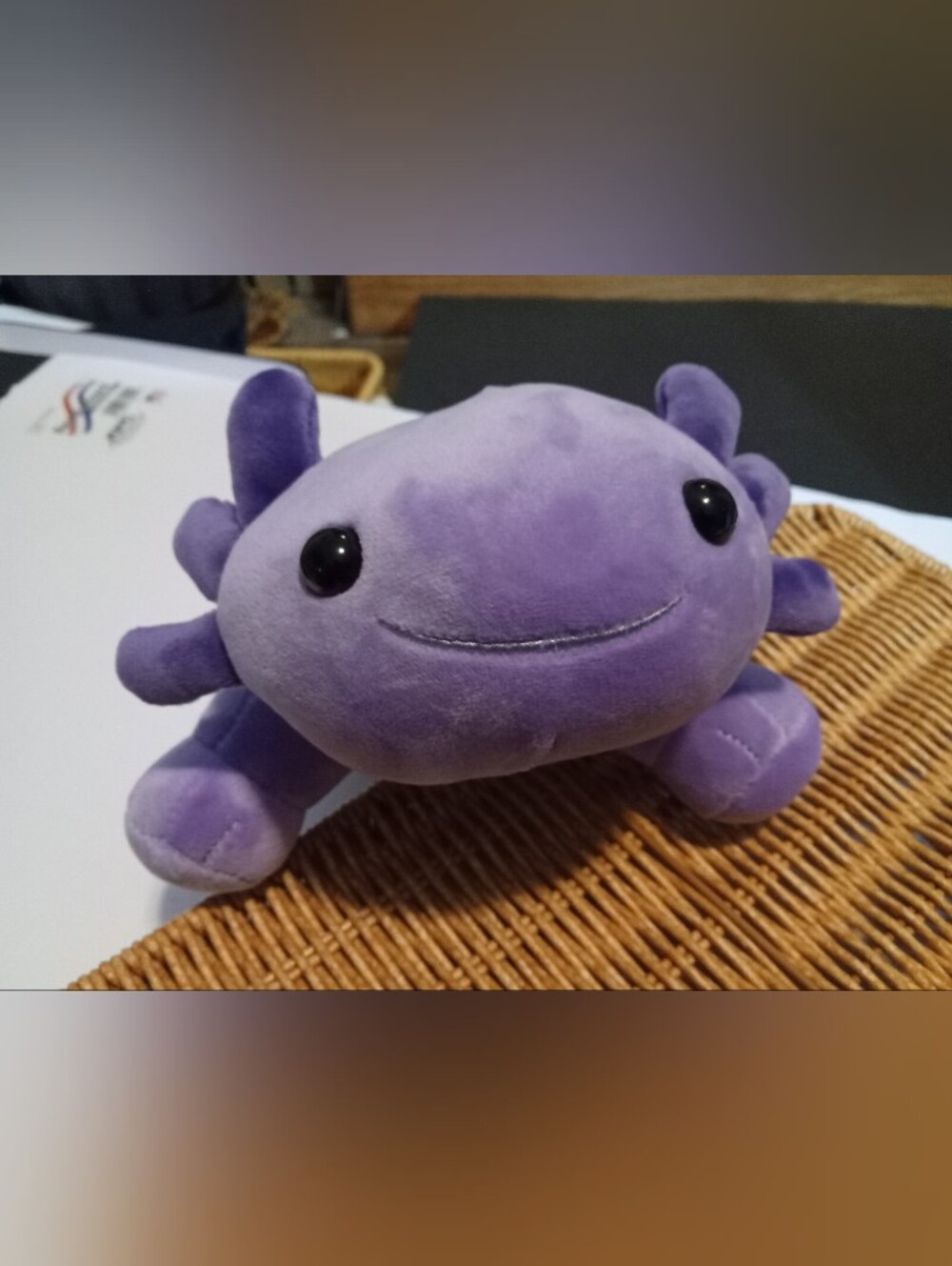 NEW!! Axilotl Purple Plush Stuffed Animal